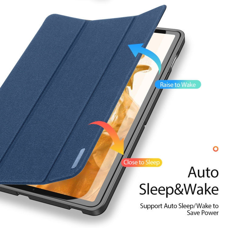 DUX DUCIS Domo Series case for Samsung Galaxy Tab S8/S7, showcasing its lightweight design and stylish appearance.